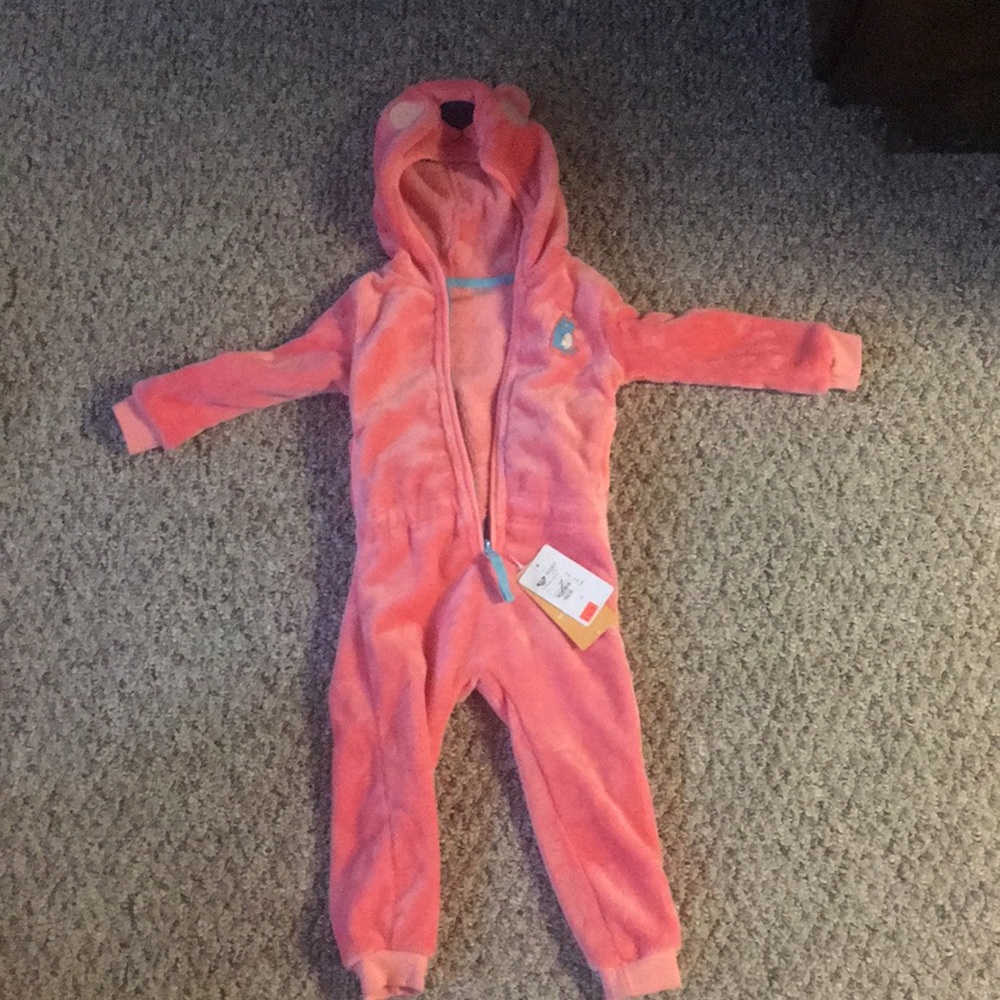 2T NWT ROXY Hooded fleece jumpsuit